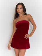 Thea Strapless Backless Mini Dress