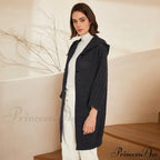 Thick Pure Wool Cozy Button Hooded Comfortable Stylish Warm Sweater