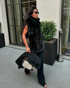Thicken Warm Sleeveless Vest Coat