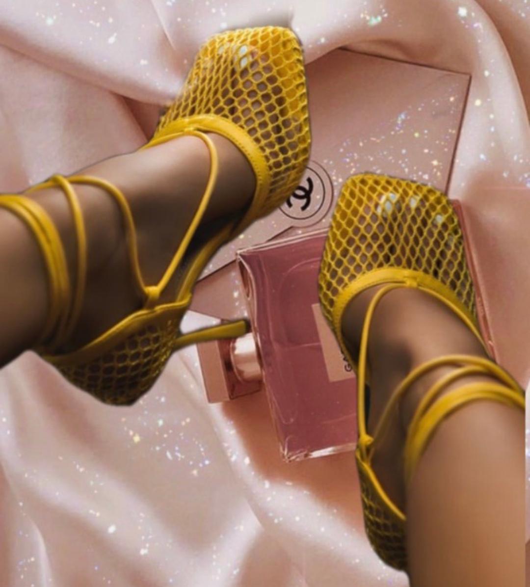 Yellow Envie Heels