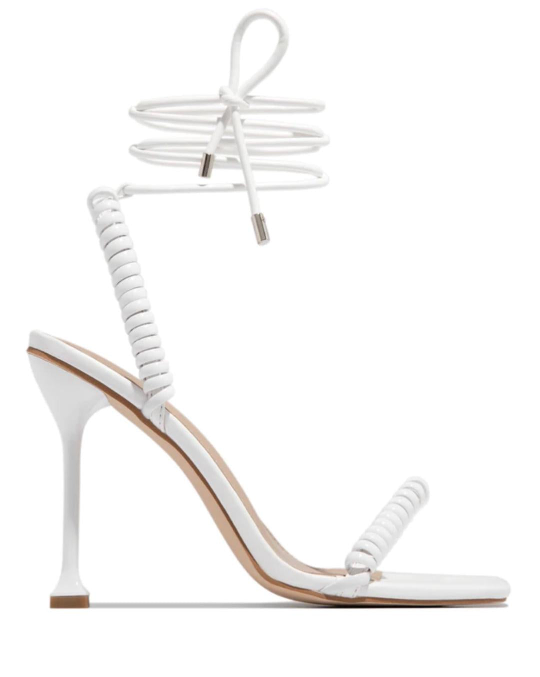 Bellita White Heels