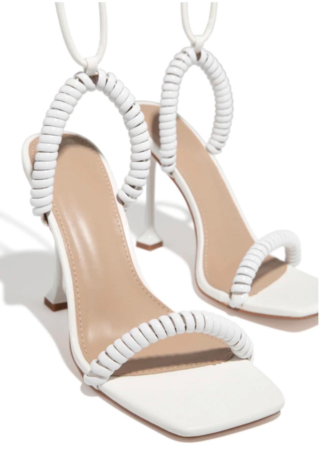 Bellita White Heels