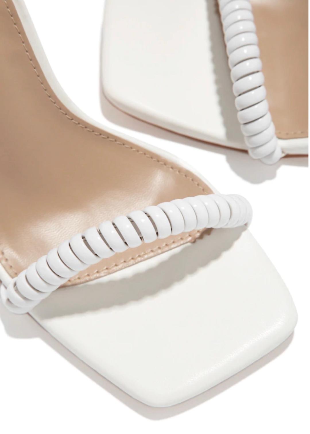 Bellita White Heels