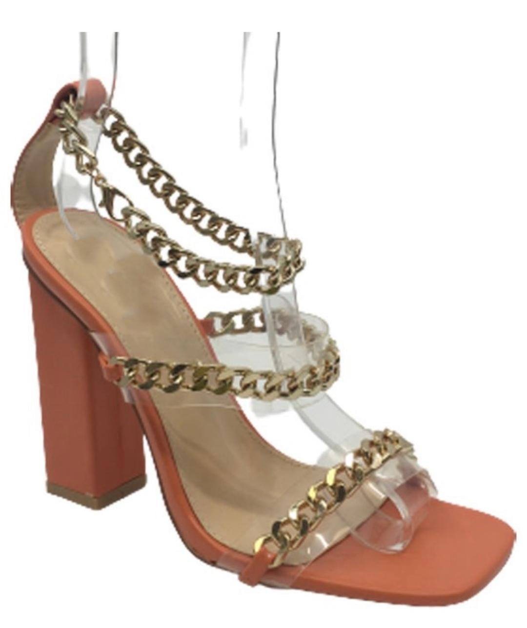 Nadia Orange Heels