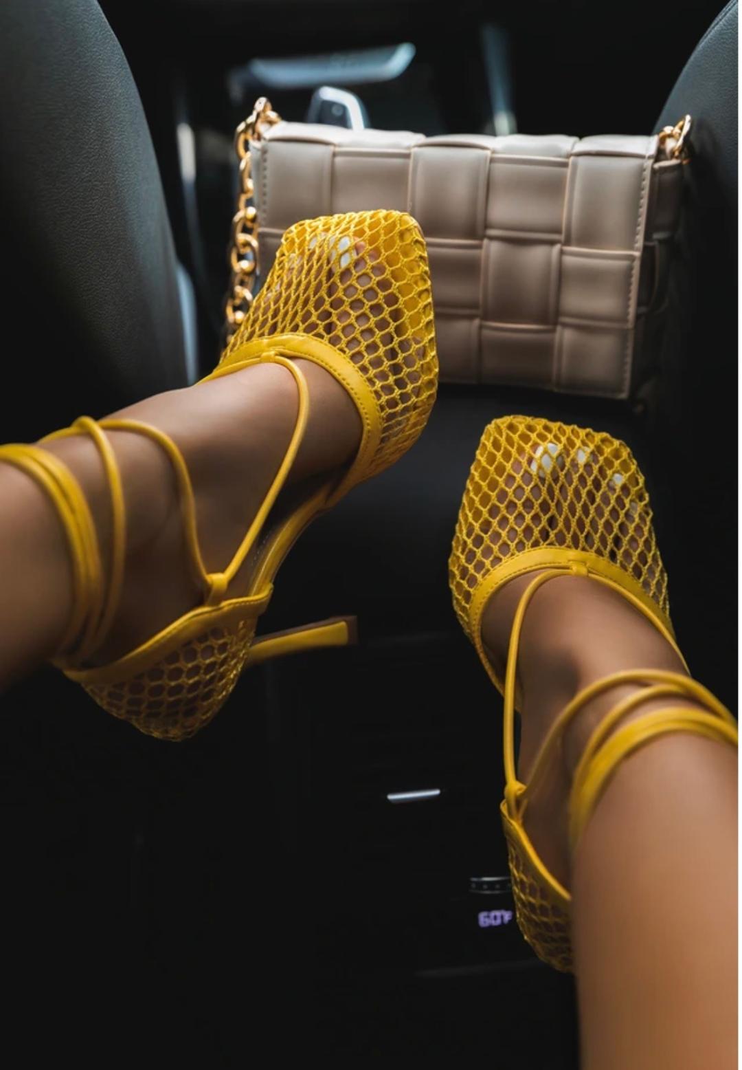 Yellow Envie Heels