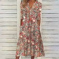 London Effortless Flower Dress Elevated Occasion Wear