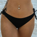 Traditional Zircon Drip Medieval Stomach Ring