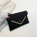 Trendy Evening Felt Envelope Clutch Wristlet