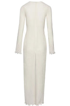 Fernanda Premium Polyester V Neck Slit Maxi Dress Wardrobe Essential