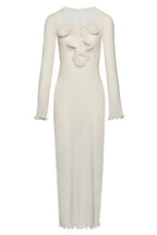 Fernanda Premium Polyester V Neck Slit Maxi Dress Wardrobe Essential
