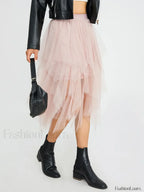 Tulle Multi-Layer Mesh Skirt