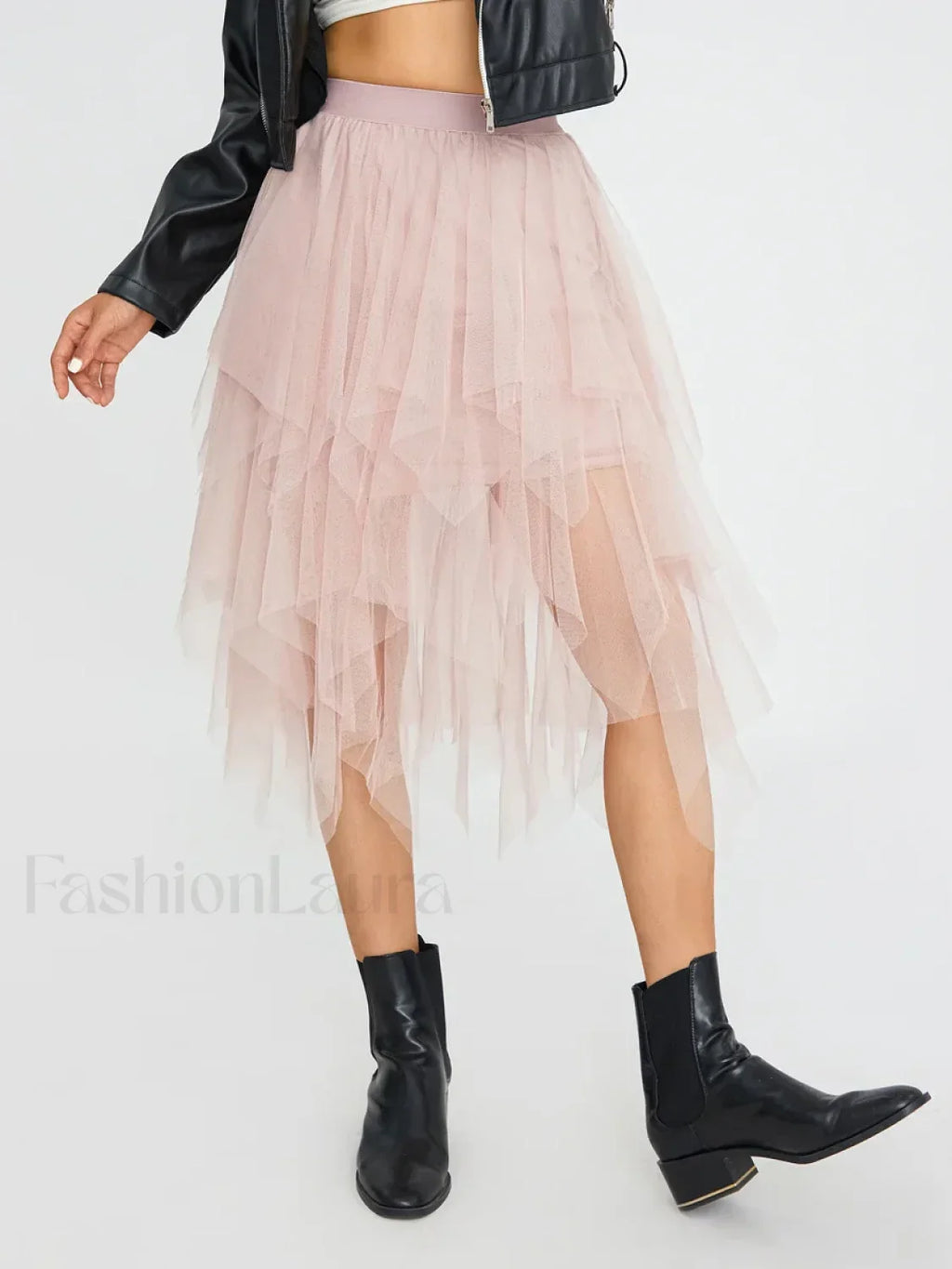 Tulle Multi-Layer Mesh Skirt