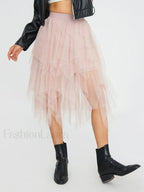 Tulle Multi-Layer Mesh Skirt