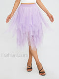 Tulle Multi-Layer Mesh Skirt