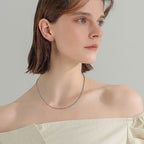 Urban Chic Sterling Silver 1.2MM Twist Rope Chain Necklace