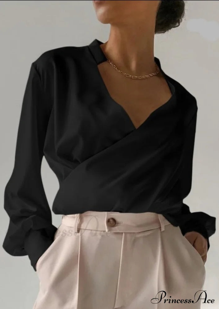 V-NECK SHIRT - TIARA