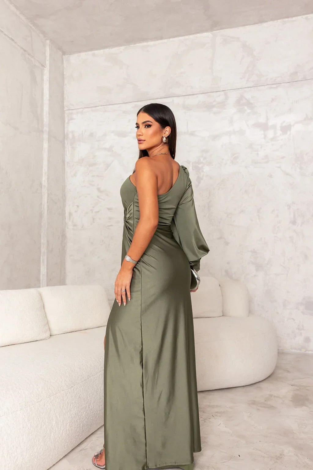 Rachel Timeless Satin Dress Designer Edit