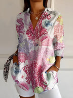 | Elegant Floral Shirt