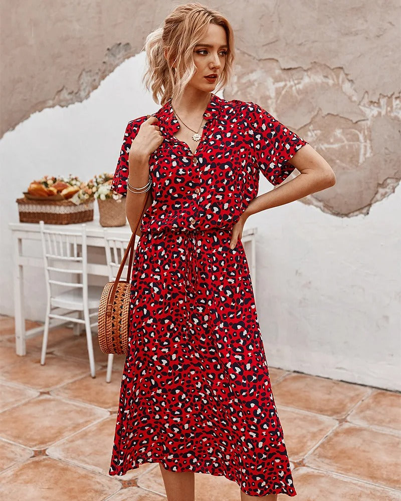 Sarah Minimalist Vintage Dress Chic Silhouette Collection