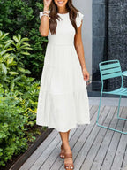Carolina Effortless Dress Gathered Bust Chic Silhouette Collection