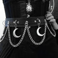 Vegan Dark Leather Declaration Belt