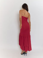 Vera Backless Split Maxi Dress