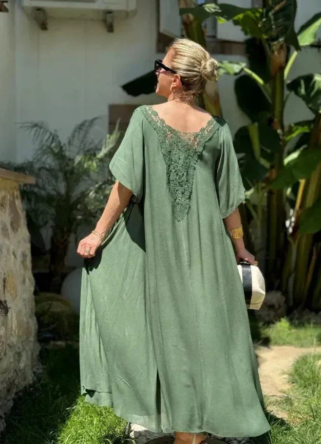 Iliana Boutique Embroidered Dress Chic Silhouette Collection