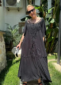 Iliana Boutique Embroidered Dress Chic Silhouette Collection