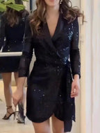 | Elegant Dress with Full Sleeves