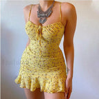 Camisole Backless Mini Dress