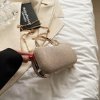 Vintage Chain Evening Shoulder Clutch Bag