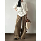 Vintage Denim Wide Leg Pants
