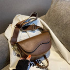 Vintage Flap Small Saddle Crossbody