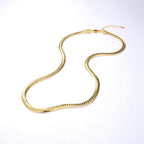 Vintage Gold Snake Chain Choker Necklace