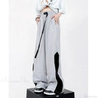 Vintage Jogging Sweatpants Wide Leg Pants