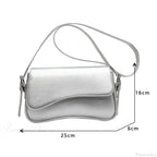 Vintage Leather Designer Crossbody Shoulder Bag