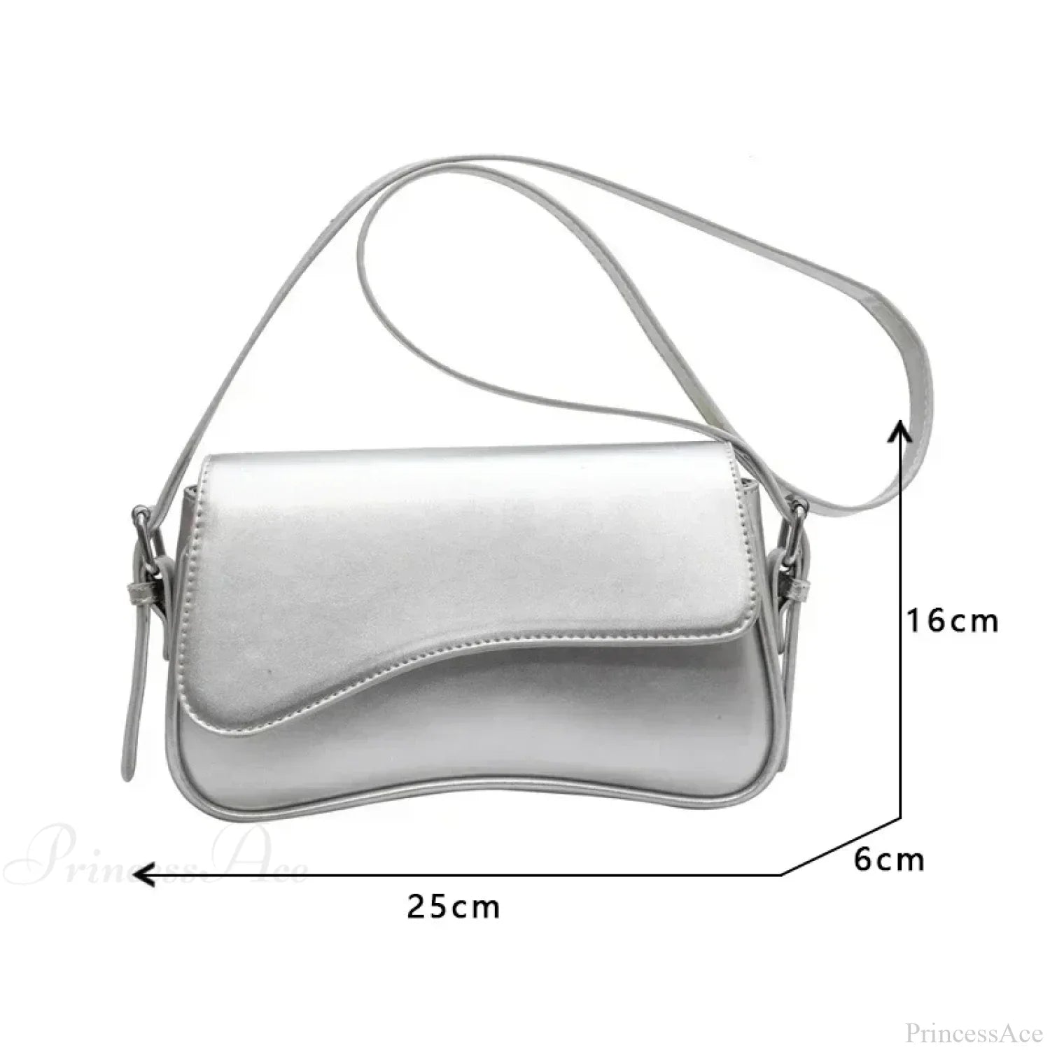 Vintage Leather Designer Crossbody Shoulder Bag