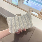 Vintage Pearl Diamond Evening Clutch Wedding Shoulder Bag