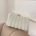 Vintage Pearl Diamond Evening Clutch Wedding Shoulder Bag