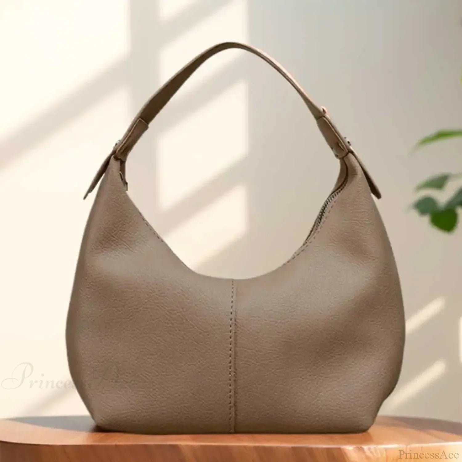 Vintage PU Leather Underarm Shoulder Bag