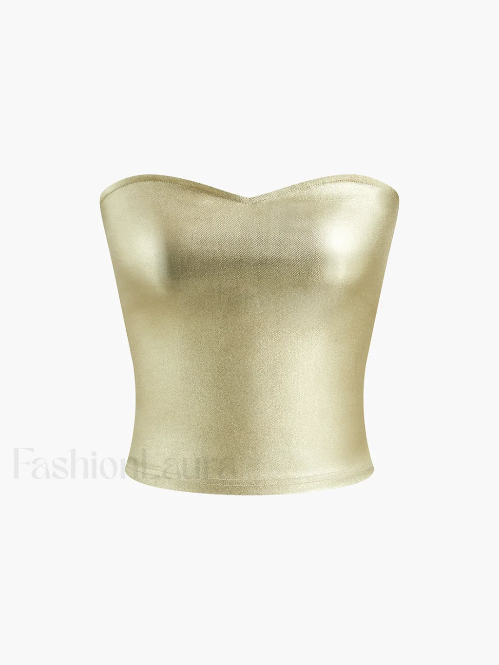 Vintage Purl Strapless Tube Top