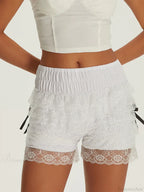 Vintage Ruffle Lace Bloomer Short