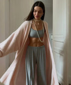 Vintage Solid Fluffy Warm Oversized Cardigan