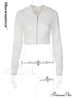 Vintage Stylish Basic Zipper Hooded Hoodie