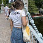 Vintage White Biker Punk T-shirt