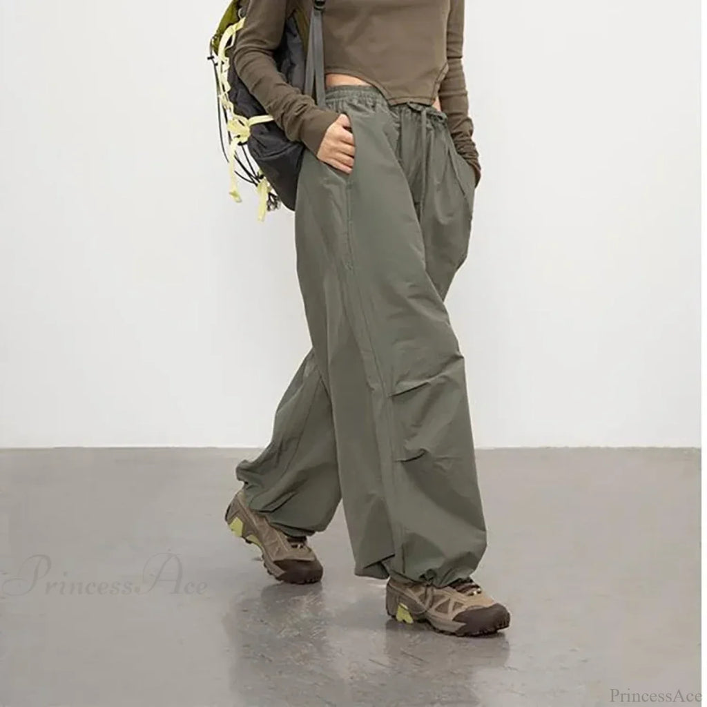 Vintage Y2K Harajuku Parachute Pants