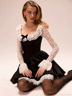 Waist Wrap Pleated A-line Vacation Dress