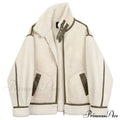 Warm Loose Leather Patchwork Jacket