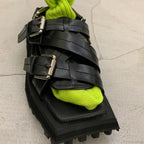 Warrior Leather Gothic Elevated Sandal