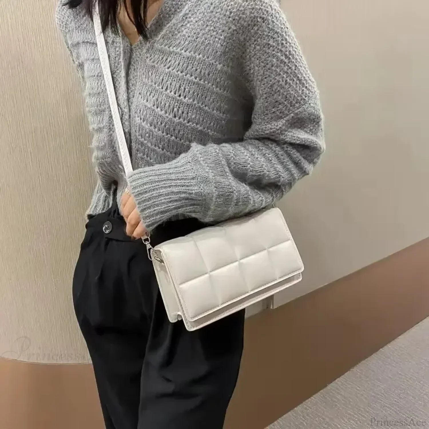 Waterproof PU Leather Large Shoulder Crossbody Bag